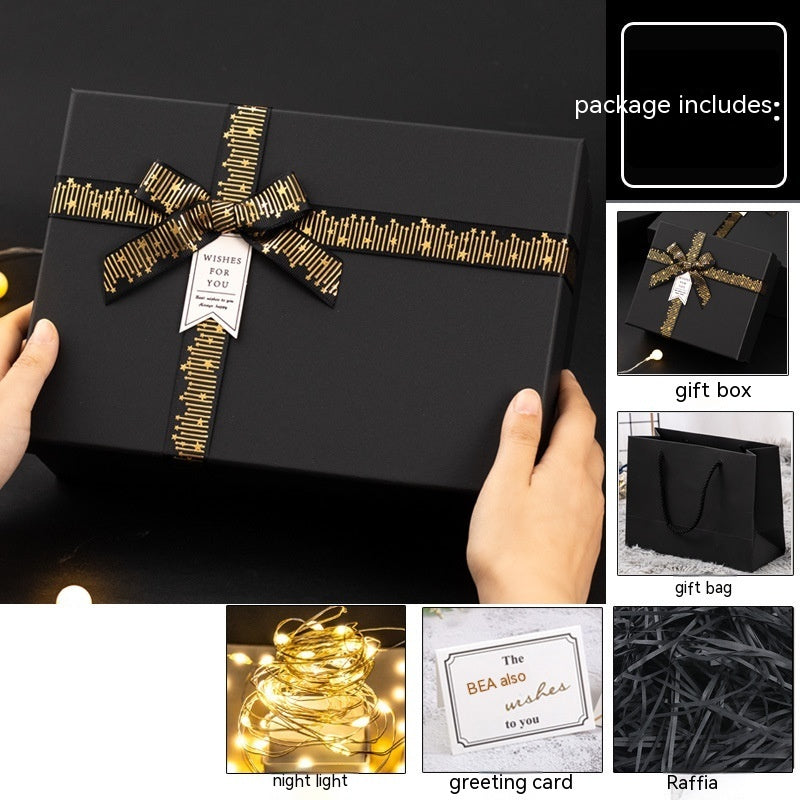 Bow Birthday Gift Box Perfume Scarf