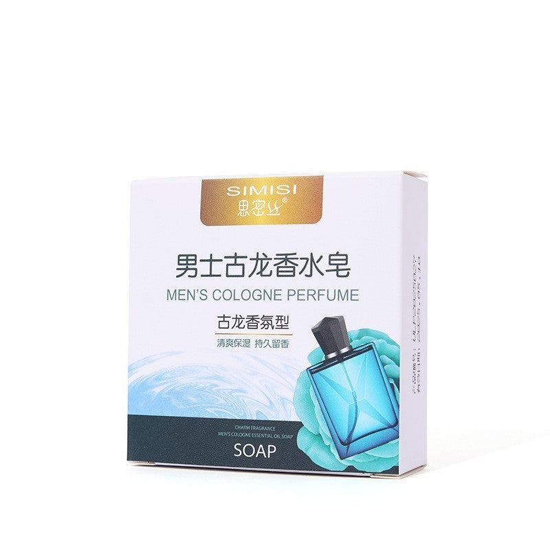 Men's Anti-mite Cologne Perfume Bath Soap