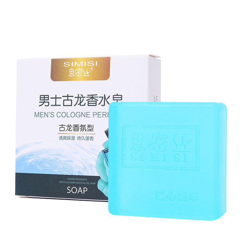 Men's Anti-mite Cologne Perfume Bath Soap