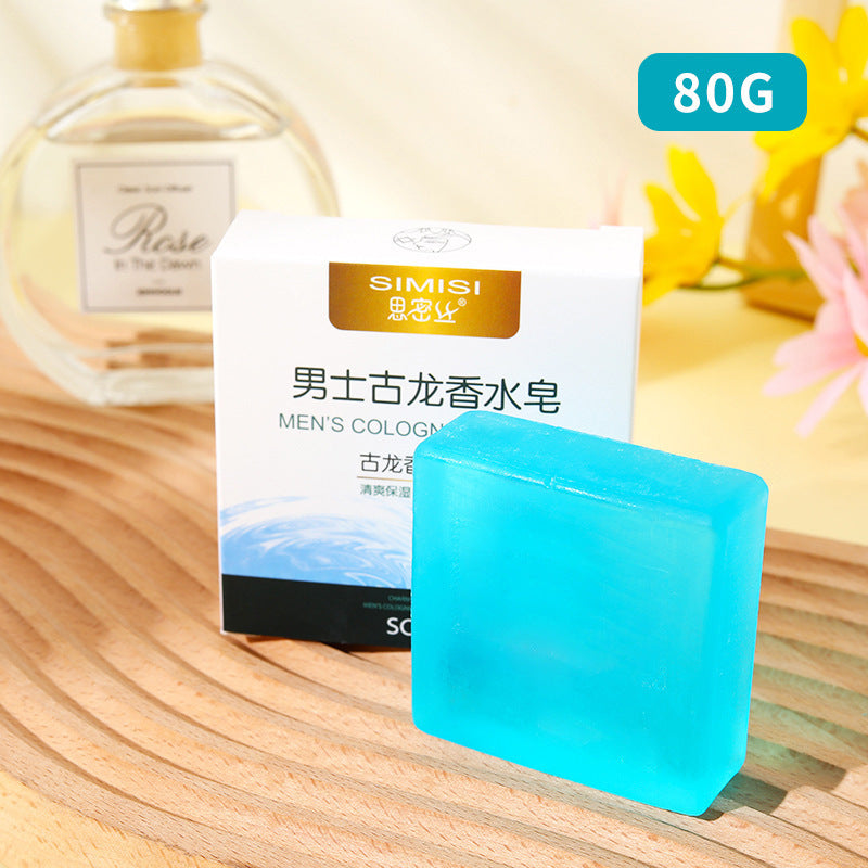 Men's Anti-mite Cologne Perfume Bath Soap