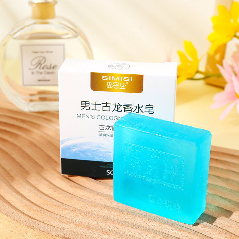 Men's Anti-mite Cologne Perfume Bath Soap